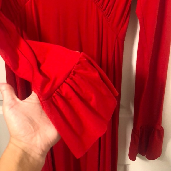 Red ASOS dress. Brand new. Midi. - Picture 4 of 4